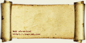 Damjan Biorac vizit kartica